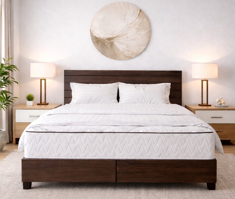 ريكسال هوم مرتبة Rexal Home Dream Craft بنوابض جيبية 7 مناطق 100 × 200 × 24 سم – متوسطة الصلابة، عزل الحركة، قماش محبوك فاخر مع طبقات فوم مريحة - Image 1